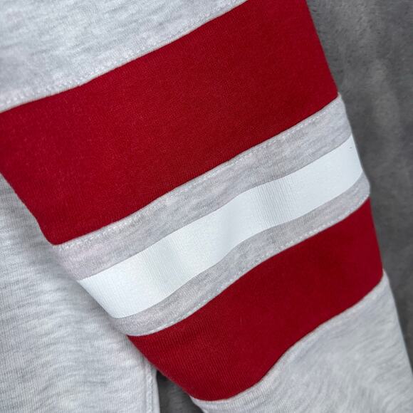 Superdry True JPN Crewneck Sweatshirt Gray Red White Size US 8 (EU 40) - Picture 9 of 10